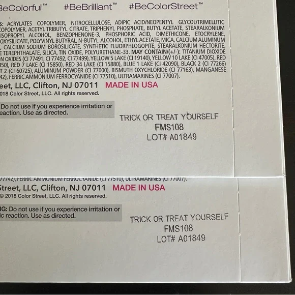 Color Street Halloween / Day of the Dead Nail Strip Bundle Retired - Picture 12 of 12